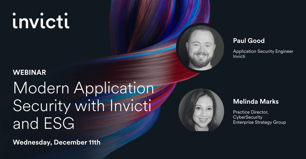 Modern Application Security with ESG