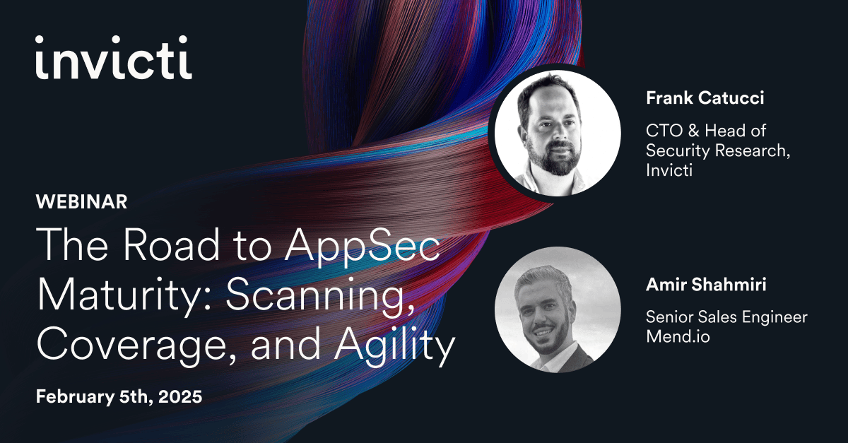The Road to AppSec Maturity: Scanning, Coverage, and Agility
