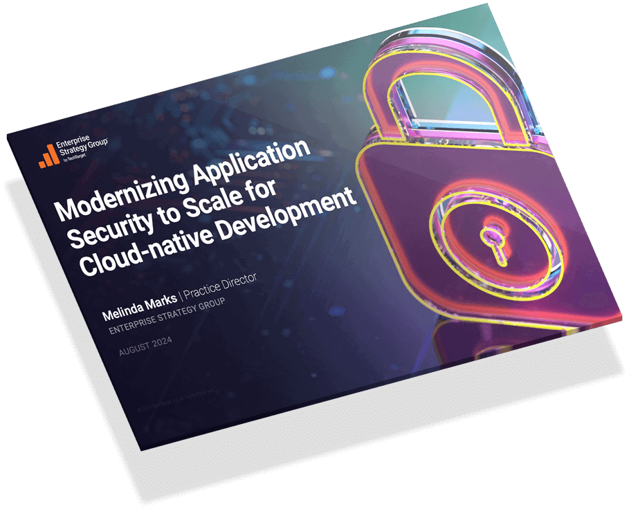 ESG Report: Modernizing Application Security to Scale for Cloud-Native Development