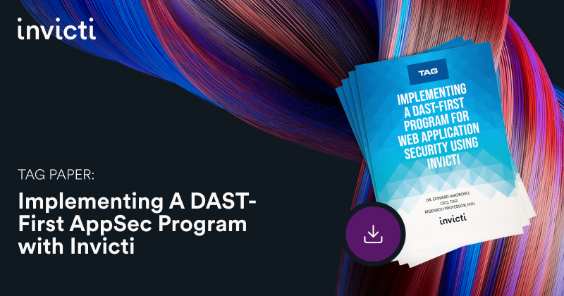 Implementing A DAST-First AppSec Program with Invicti