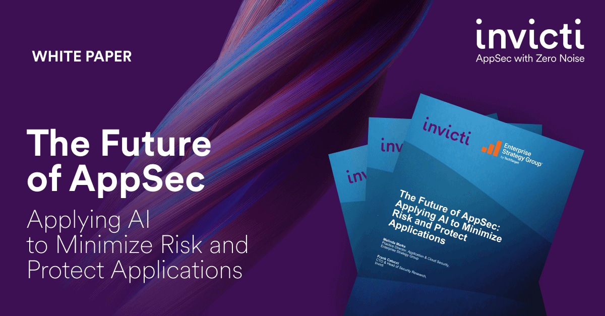 The Future of AppSec: Applying AI to Minimize Risk and Protect Applications